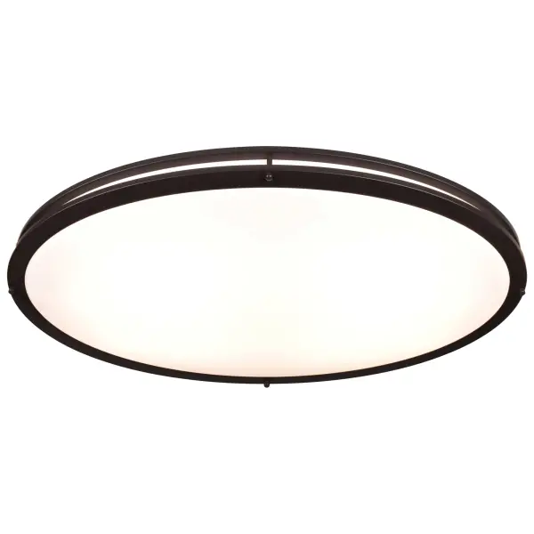The Solero III combines modern LED efficiency with a warm 3000K glow and excellent 90 CRI color rendering. Its low-profile flush mount design makes it ideal for rooms with standard ceiling heights.