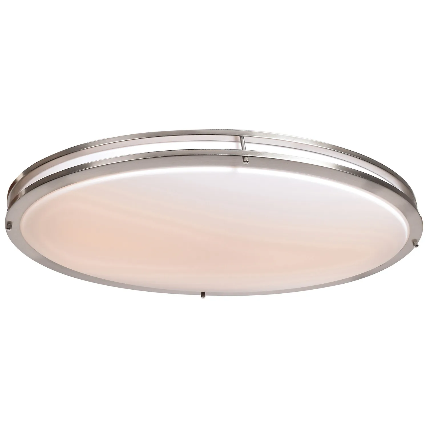 Solero III LED Flush Mount in Brushed Steel