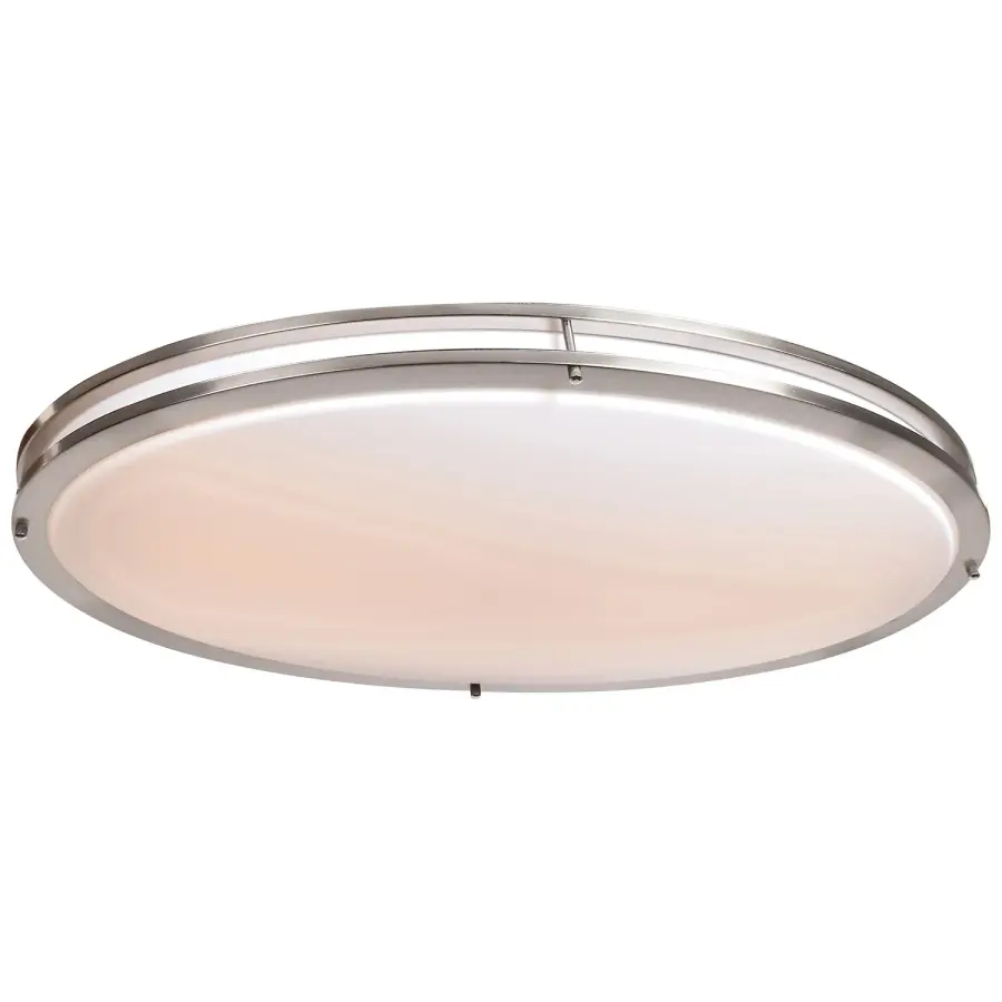 Solero III LED Flush Mount in Brushed Steel
