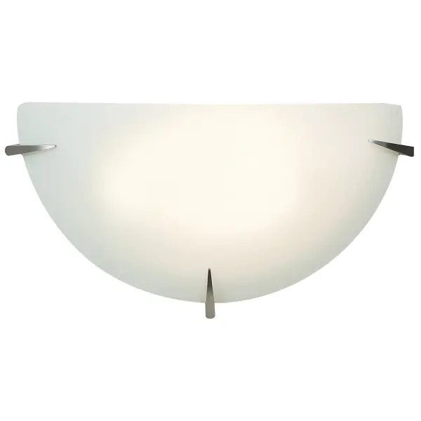 Zenon 1-Light Wall Sconce in Brushed Steel
