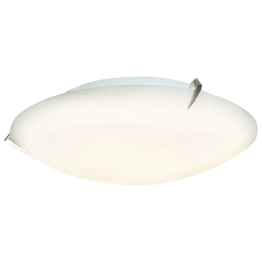 ZENON Brushed Steel Flush Mount