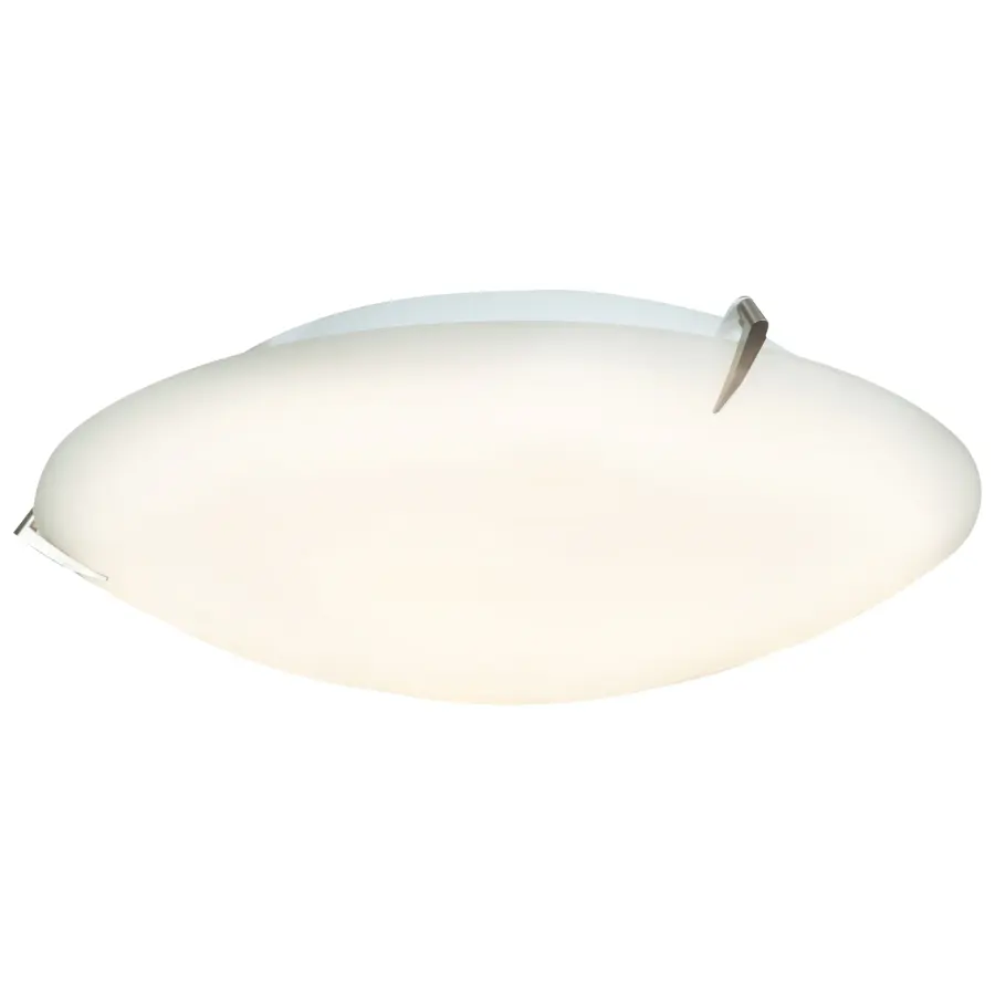 ZENON LED Flush Mount in Brushed Steel