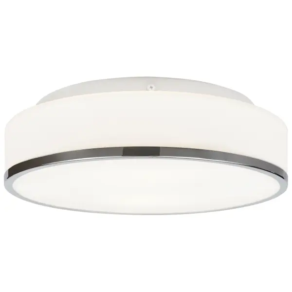 The AERO LED Flush Mount delivers 1992 lumens of warm 3000K light in a sleek 15.75" profile. Energy Star certified with integrated LED technology and 90 CRI for excellent color rendering, perfect for low-ceiling spaces.