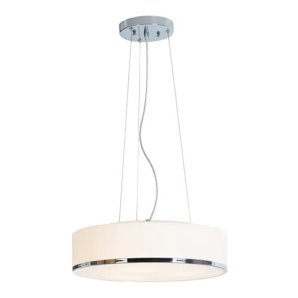 The AERO LED Pendant combines contemporary styling with practical LED technology. Its 15.75-inch diameter and chrome finish make it ideal for modern kitchens and dining spaces, delivering 2400 lumens of warm 3000K light.