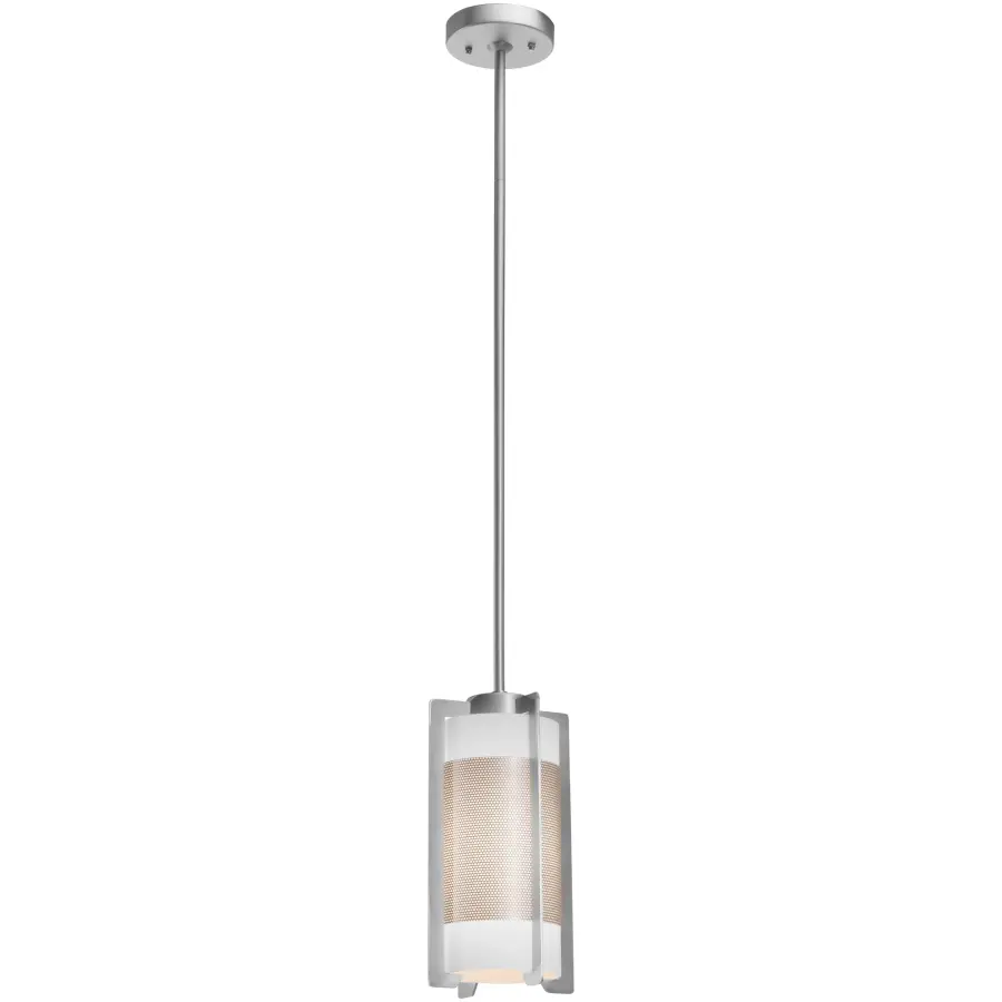 Max Pendant in Brushed Steel