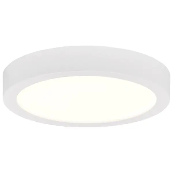 The ULKO LED flush mount delivers reliable outdoor illumination in a sleek, low-profile design. Energy Star certified with dual voltage capability, it's ideal for covered exterior areas requiring efficient, maintenance-free lighting.