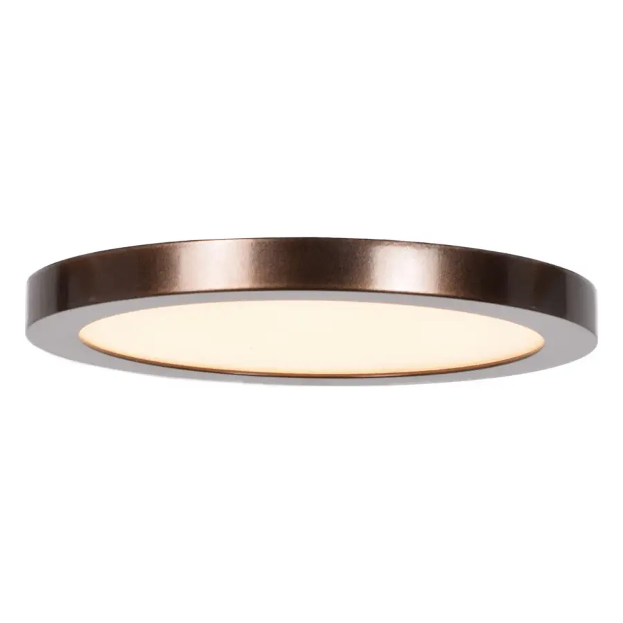 Disc LED Flush Mount in Bronze
