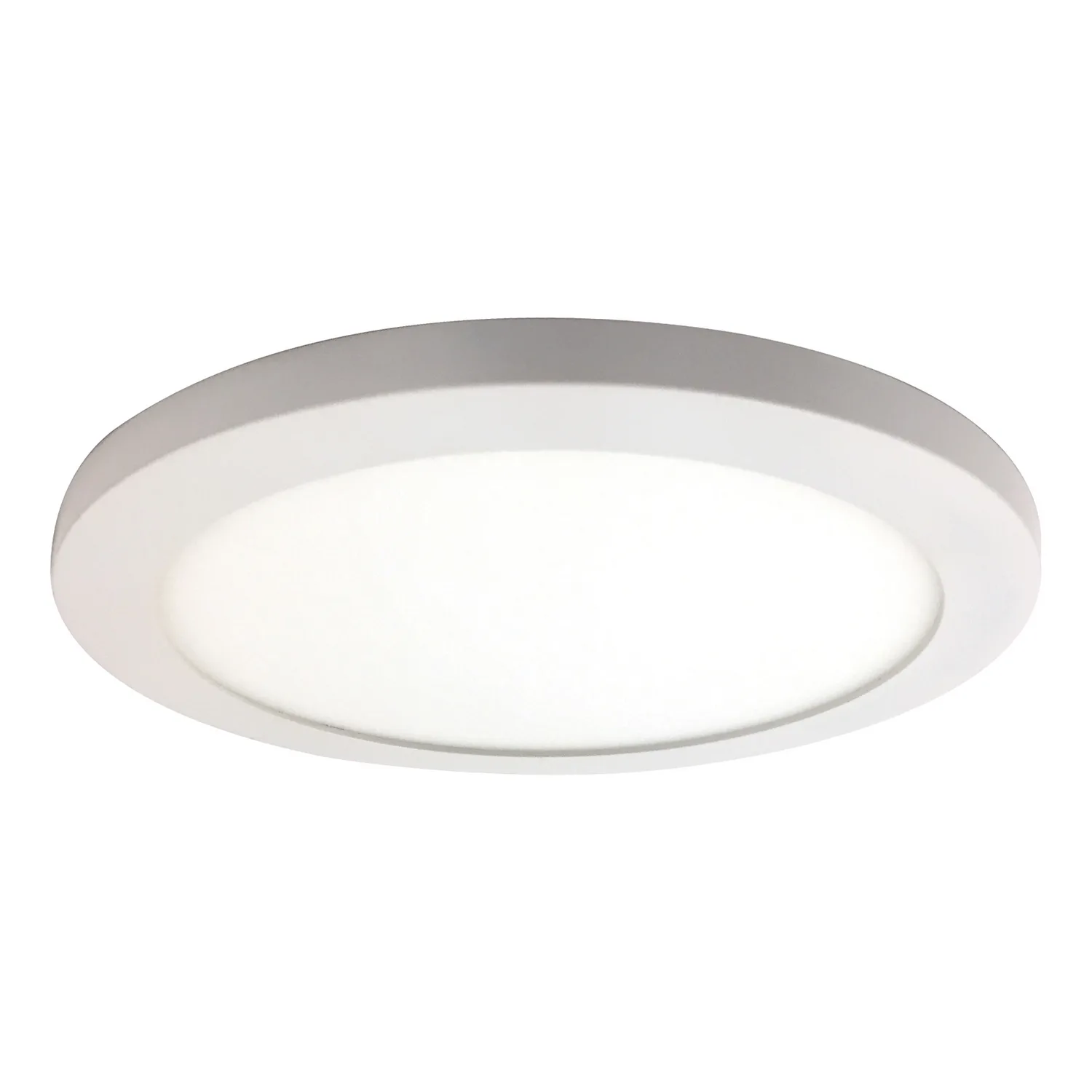 Disc LED Flush Mount in White