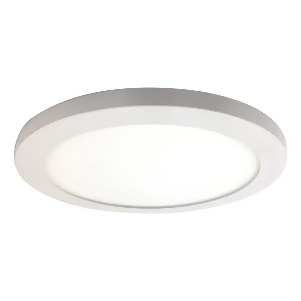 Disc LED Flush Mount in White
