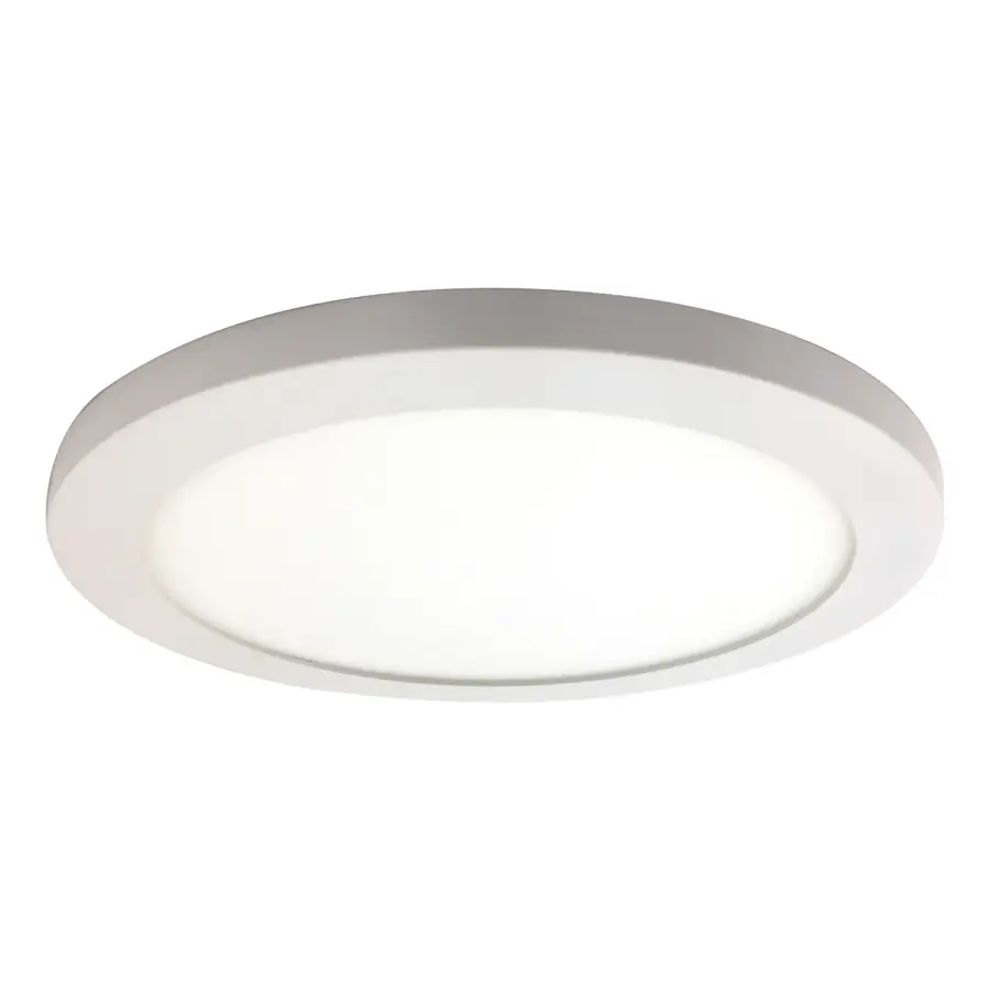 Disc LED Flush Mount in White
