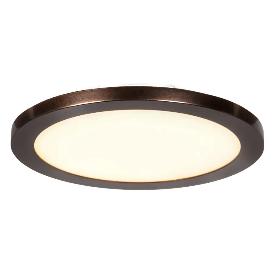 Disc LED Flush Mount in Bronze