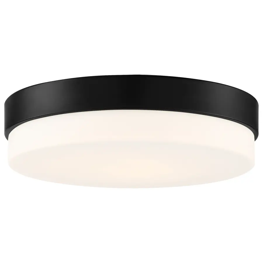Roma LED Flush Mount in Matte Black