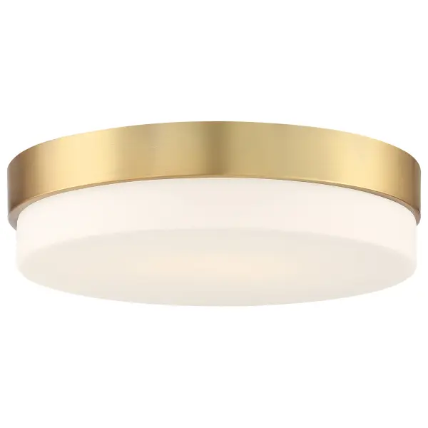 ROMA LED Flush Mount in Antique Brushed Brass
