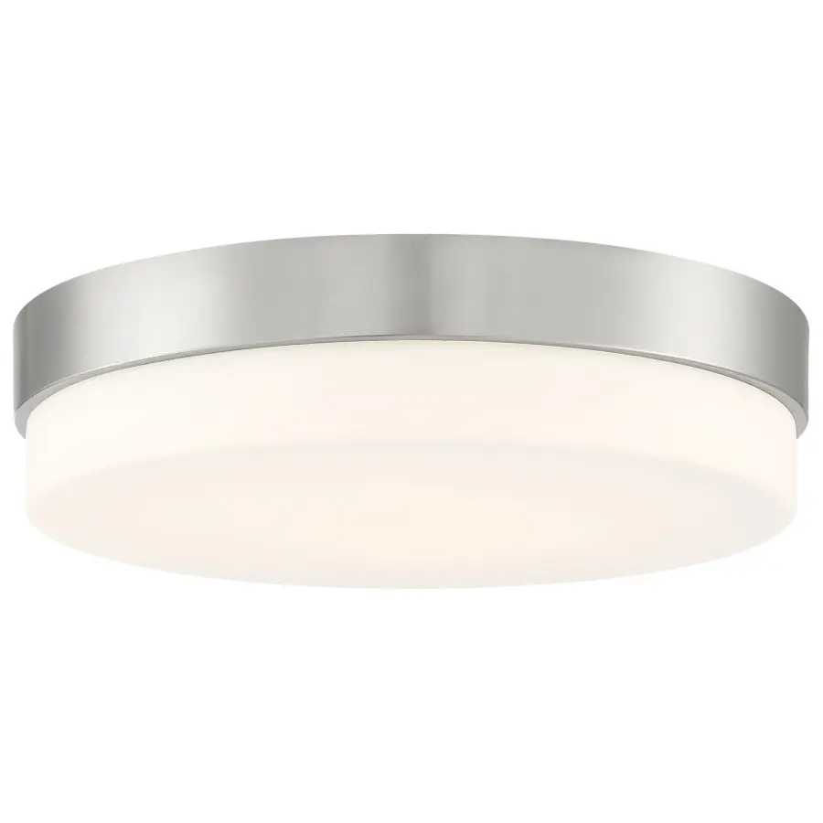 ROMA LED Flush Mount in Brushed Steel