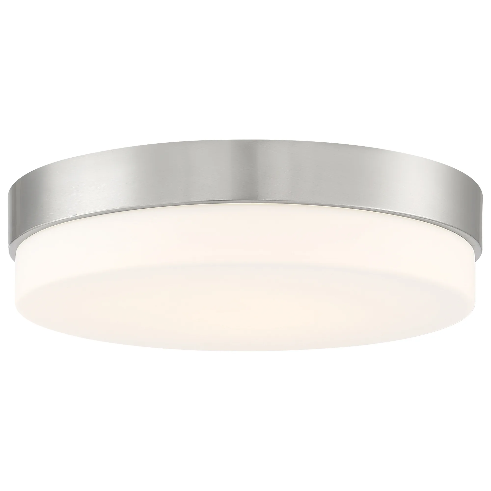 ROMA LED Flush Mount in Brushed Steel