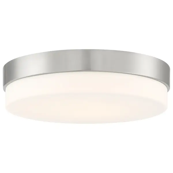 ROMA LED Flush Mount in Brushed Steel