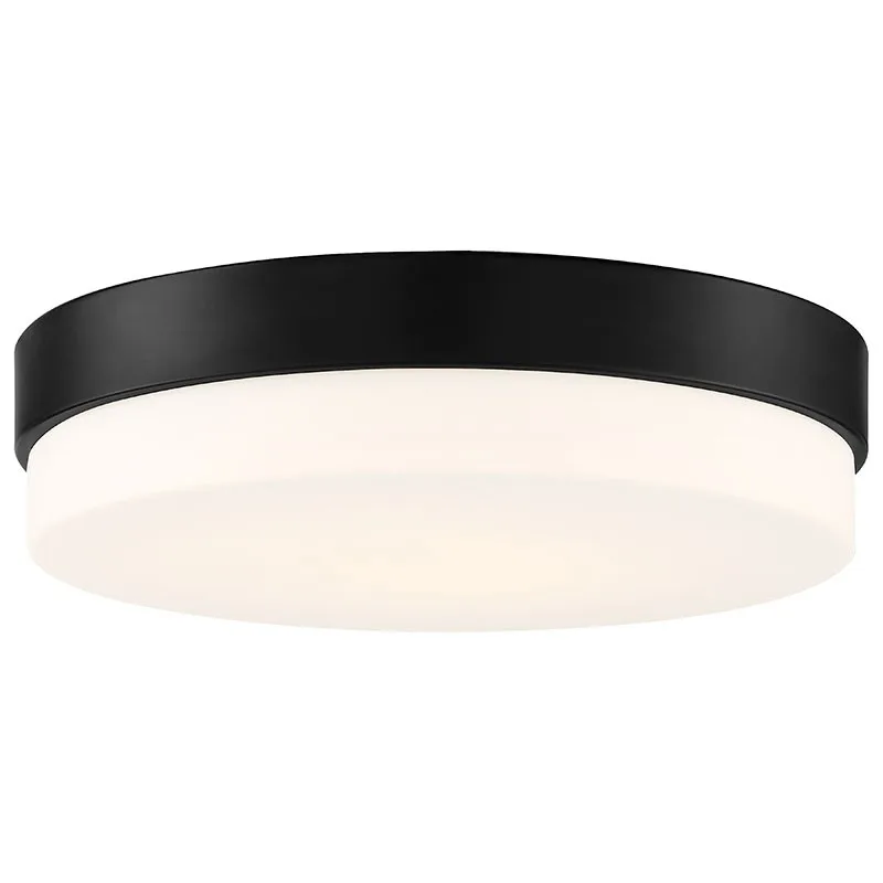 Roma LED Flush Mount in Matte Black