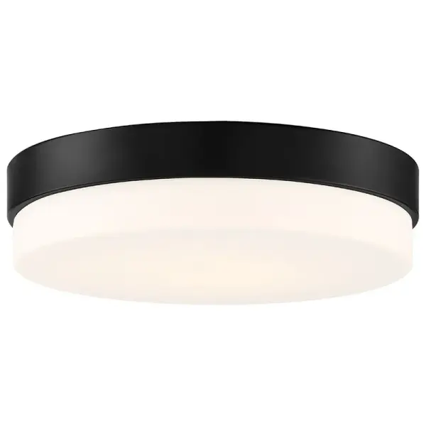Roma LED Flush Mount in Matte Black