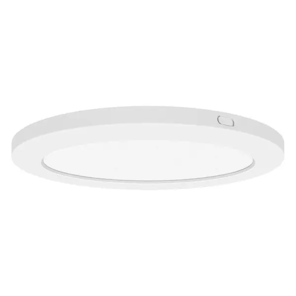 The ModPLUS LED Flush Mount delivers clean, energy-efficient lighting in an ultra-slim 0.5-inch profile. Perfect for low ceilings and tight spaces, this modern fixture provides bright, even illumination with integrated LED technology.