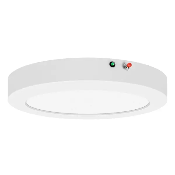 The ModPLUS LED Flush Mount delivers clean, contemporary lighting in a compact 1.75-inch profile. Its integrated 18W LED and white acrylic diffuser provide efficient, even illumination ideal for hallways, closets, and bathrooms.