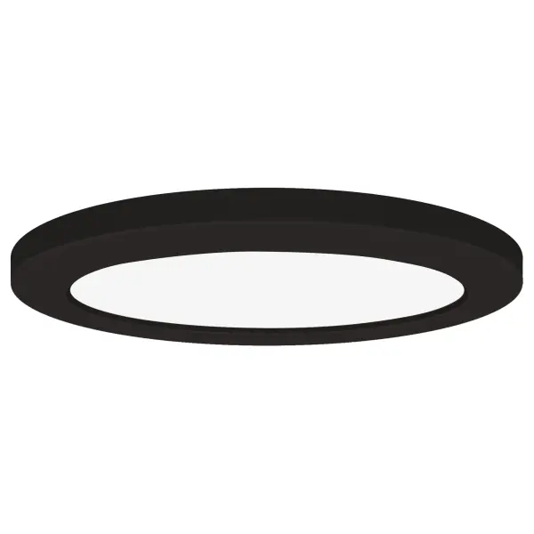 The SLIM LED Flush Mount delivers modern minimalist design with integrated LED technology. Its compact black finish and acrylic diffuser provide efficient, glare-free illumination ideal for spaces with lower ceilings.