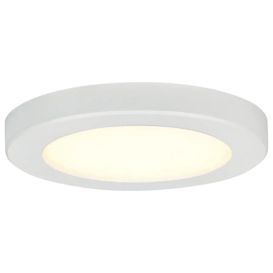 SLIM LED Flush Mount in White