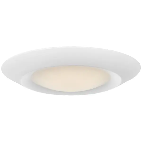 Collection: Ace Finish: White Glass: Acrylic Lens Width: 7.25" Height: 1.00" Canopy: 7.25" Bulbs Included Number of Bulbs: 1 Maximum Wattage: 13.00 W Bulb Base: SSL Light Source: DLED Light Output: 1000.00 lm Dimmable Voltage: 120.00 V Material: Aluminum Safety Listing: ETL Safety Rating: Indoor Wet Title 24 LED