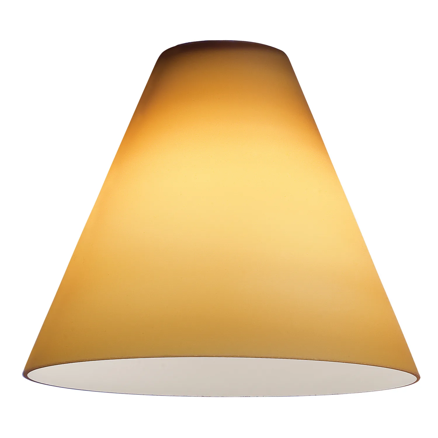 Inari Silk Pendant Glass Shade in Amber