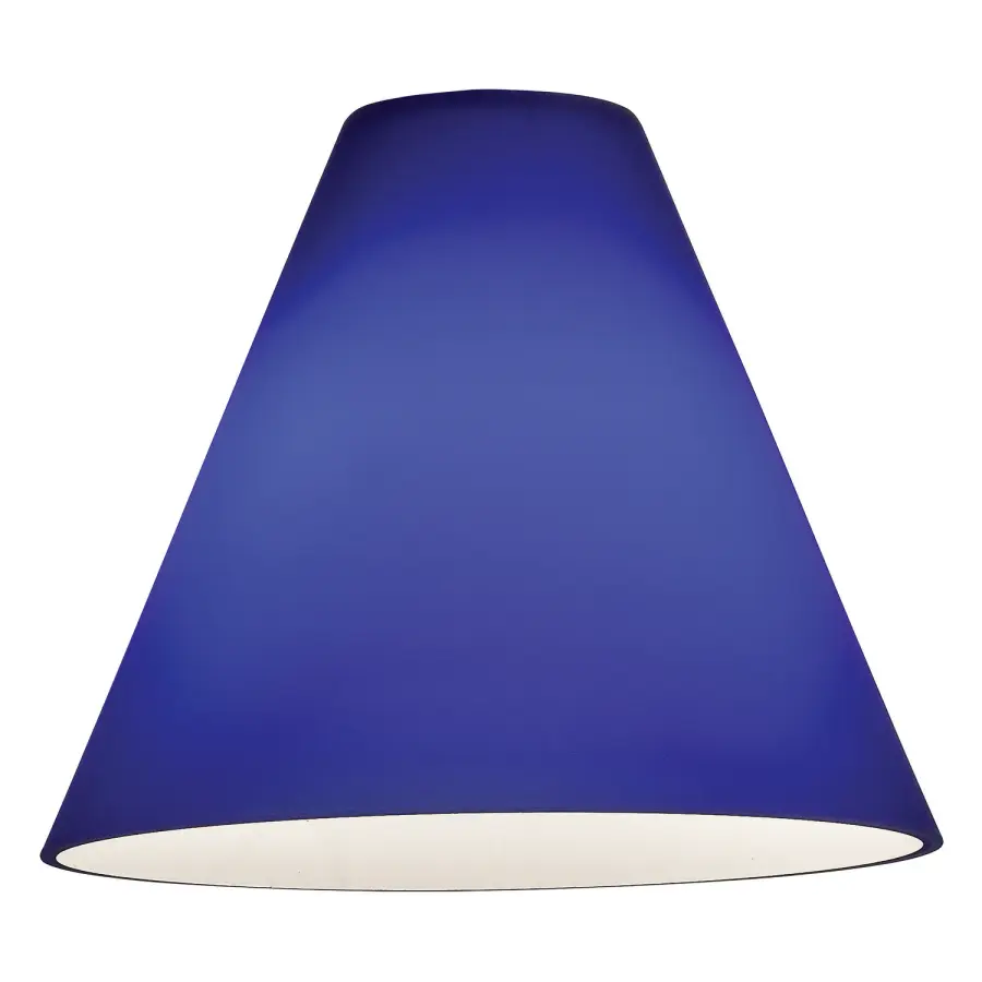 Inari Silk Pendant Glass Shade in Cobalt