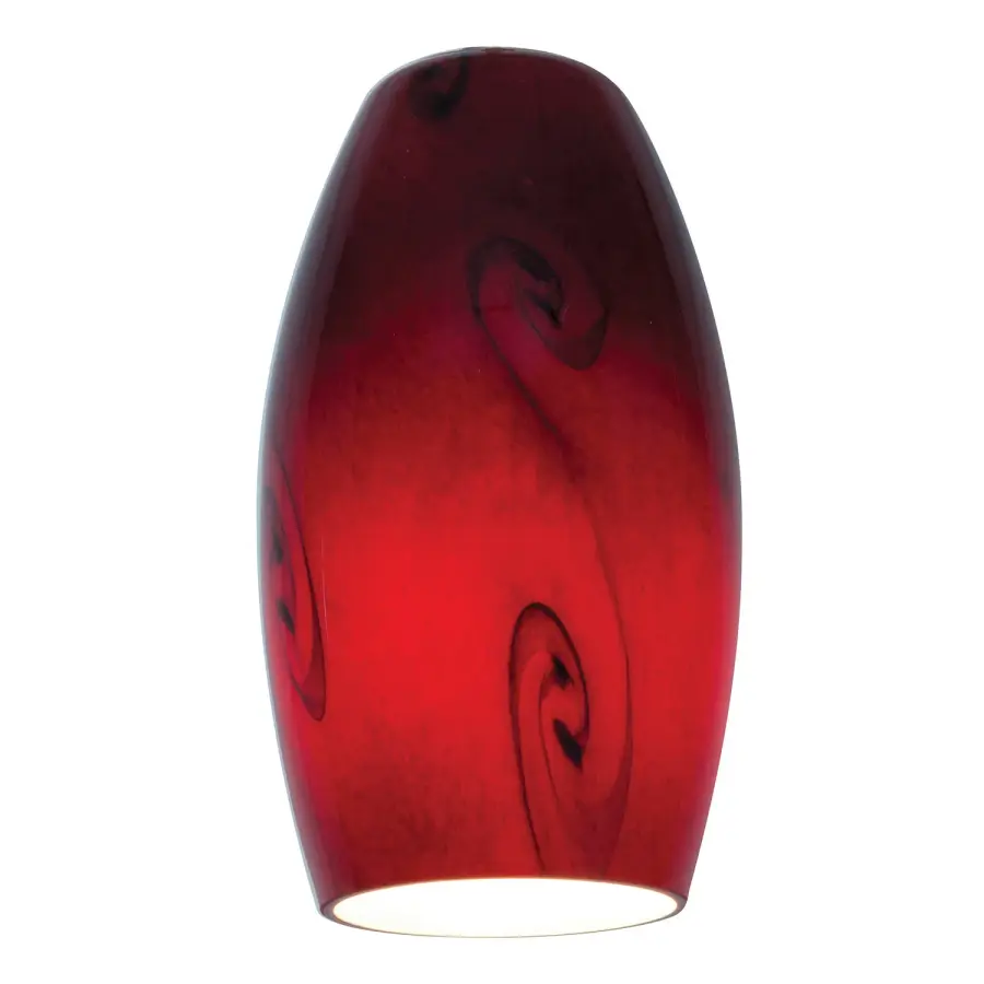 Merlot Ruby Sky Glass Pendant Shade