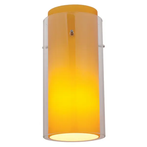 The Glass'n Glass shade offers a clean, contemporary look with brushed steel accents. Its compact 10-inch height makes it ideal for updating existing fixtures in various residential and commercial settings.