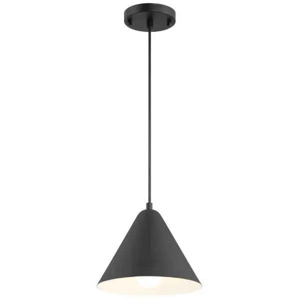 The FORD LED Pendant combines sleek modern design with energy efficiency. Its matte black finish and integrated LED technology make it ideal for contemporary spaces while meeting California's strict energy standards.