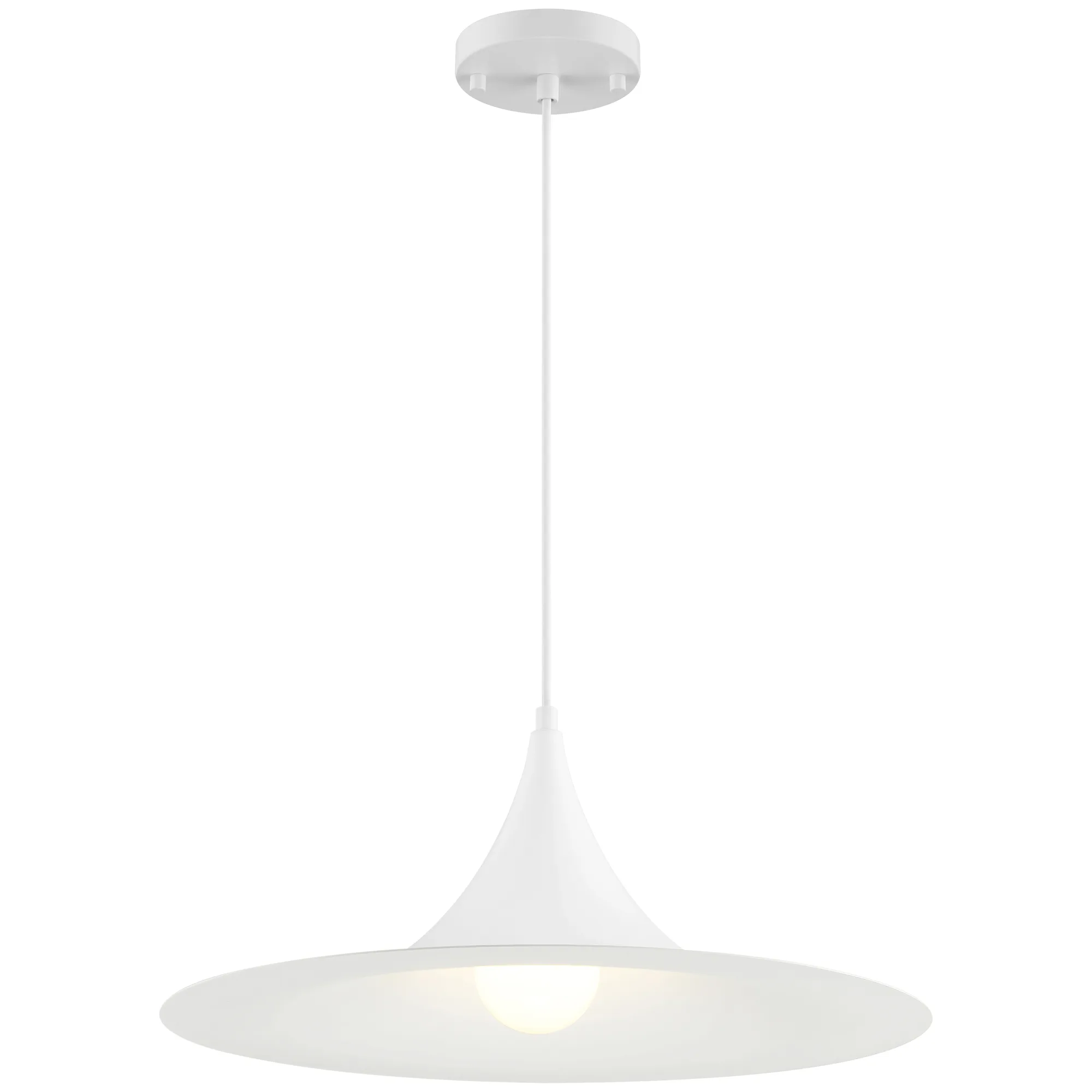 COSTA LED Pendant in Matte White