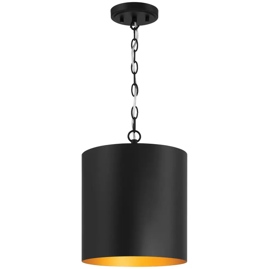 Knox 1-Light Pendant in Matte Black