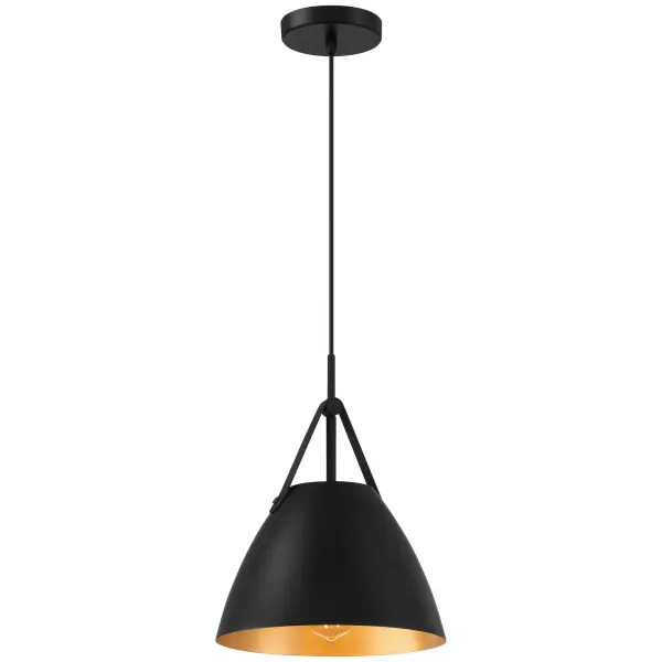 The Tanner pendant delivers clean, contemporary style with its matte black finish and simple silhouette. Perfect for task lighting over kitchen islands or creating focused illumination in dining areas.
