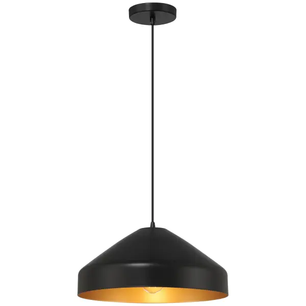 The PRISM pendant delivers contemporary style with its clean matte black finish and single-light design. Perfect for task lighting or creating focal points, it offers 10 feet of adjustable cord for flexible installation.