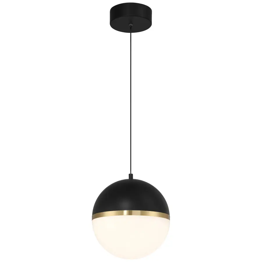 Modern LED Pendant with Sophisticated Two-Tone Finish
