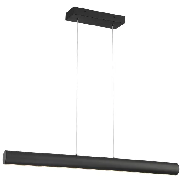 The Carmel LED Island Pendant combines contemporary matte black styling with integrated LED efficiency. Its 48-inch linear design provides excellent task lighting over kitchen islands and dining tables.