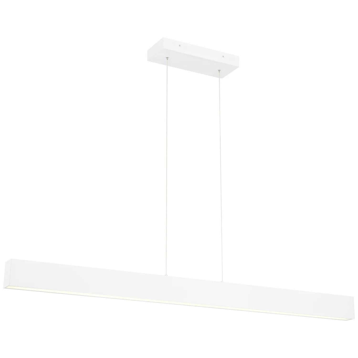 Form LED Linear Pendant in Matte White