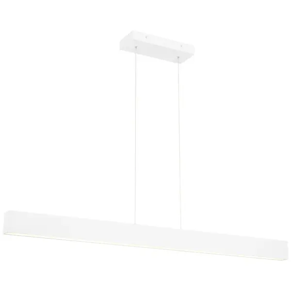 Form LED Linear Pendant in Matte White