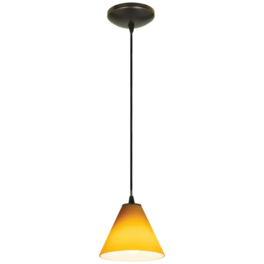 Martini One Light Pendant in Oil Rubbed Bronze