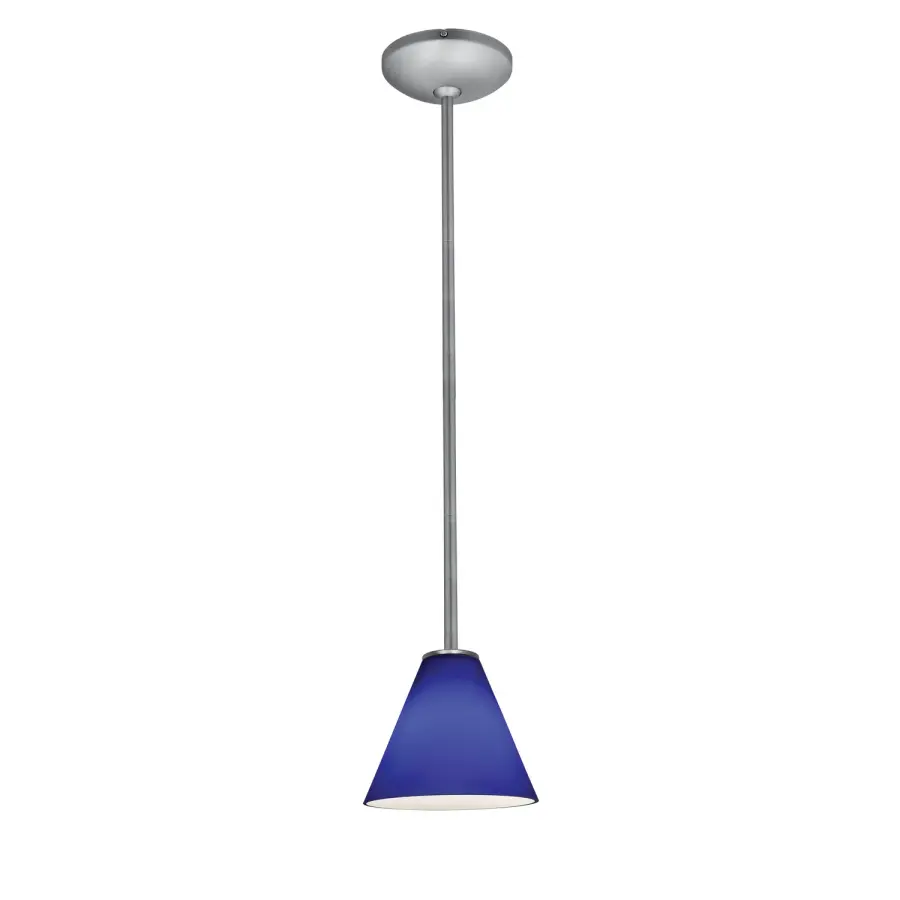 Martini LED Pendant in Brushed Steel