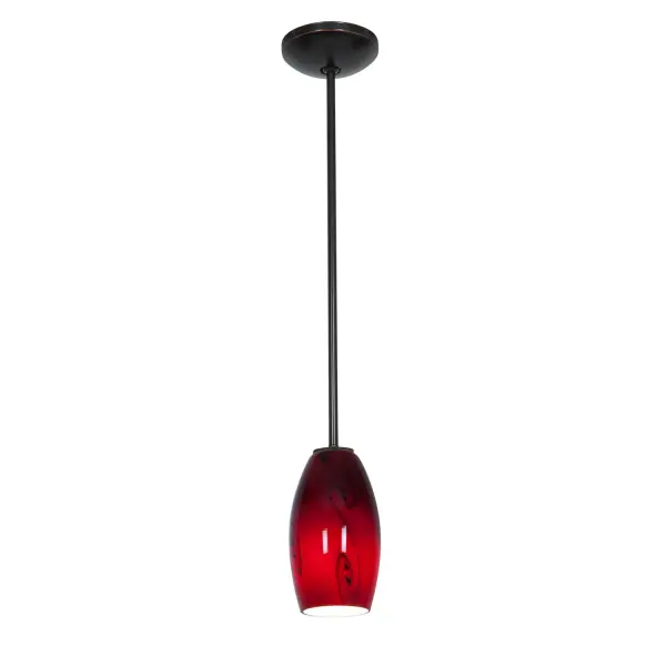 Merlot LED Pendant in Oil Rubbed Bronze