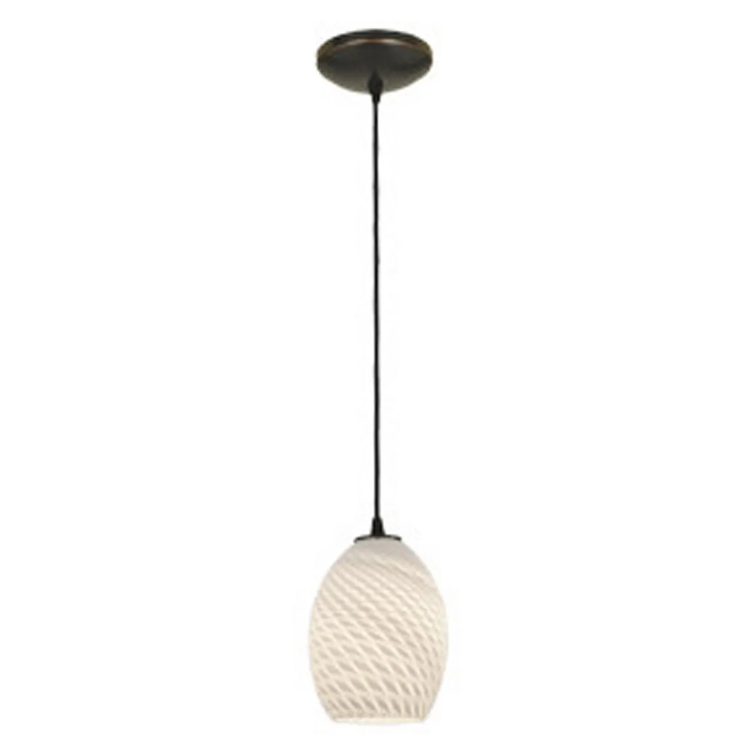 Brandy FireBird One Light Pendant in Oil Rubbed Bronze