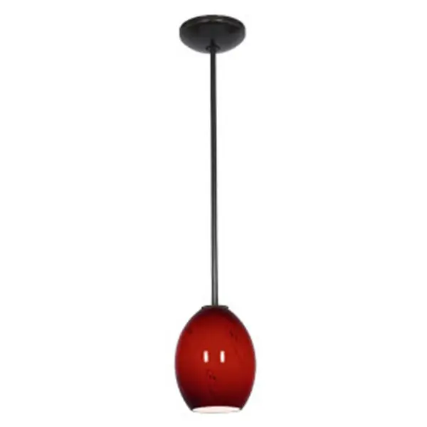 Brandy FireBird One Light Pendant in Oil Rubbed Bronze
