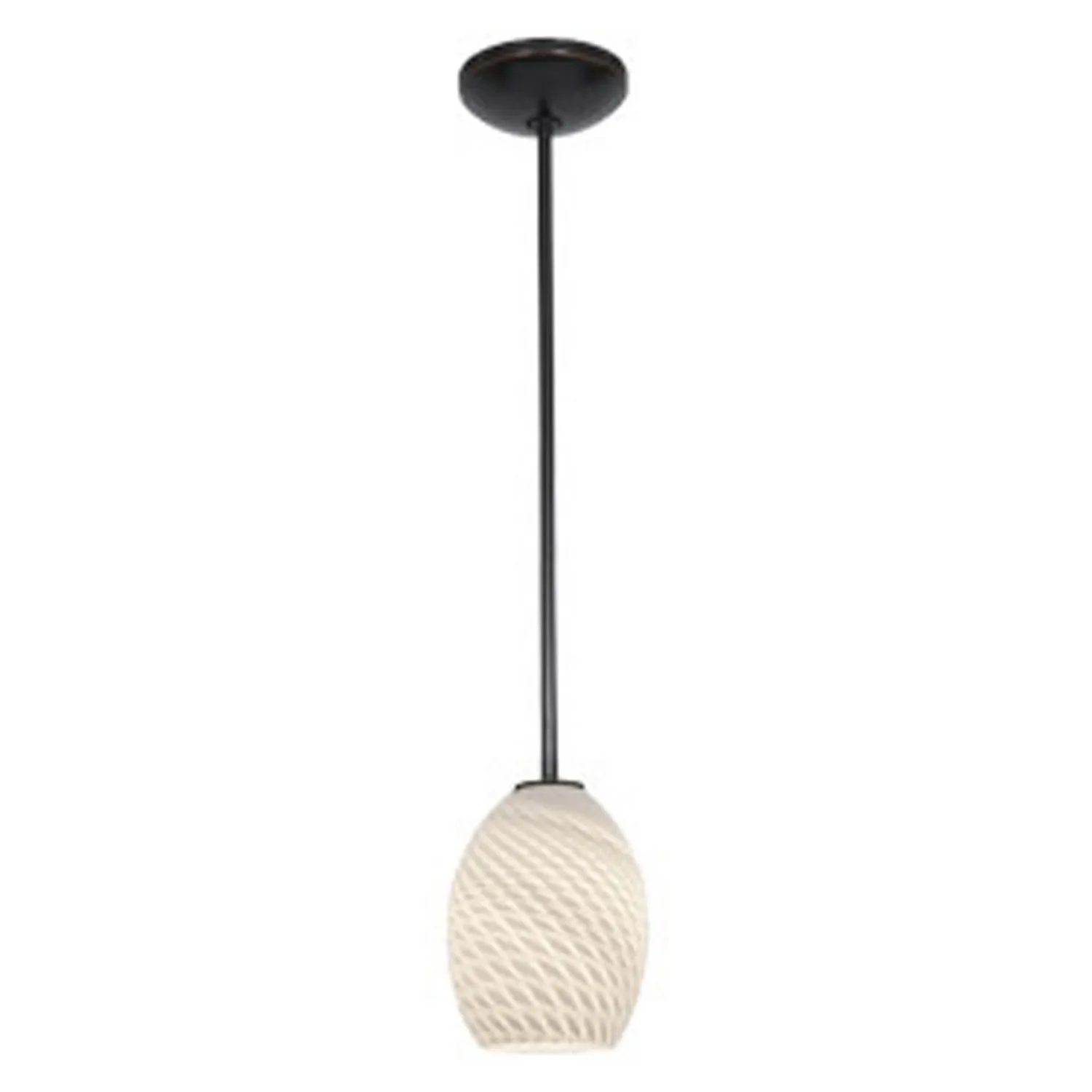 Brandy FireBird One Light Pendant in Oil Rubbed Bronze