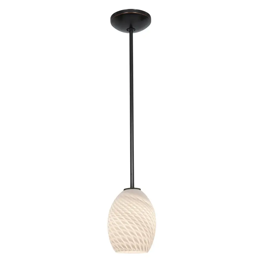 Brandy FireBird LED Pendant in Oil Rubbed Bronze