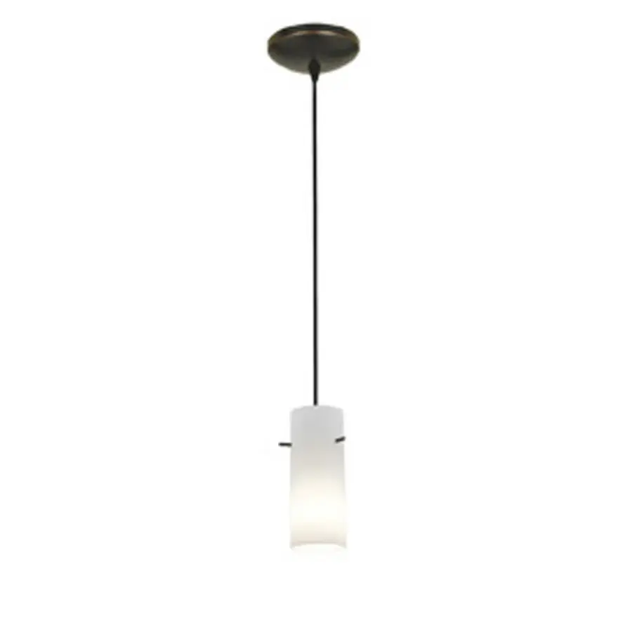 Cylinder One Light Pendant in Oil Rubbed Bronze