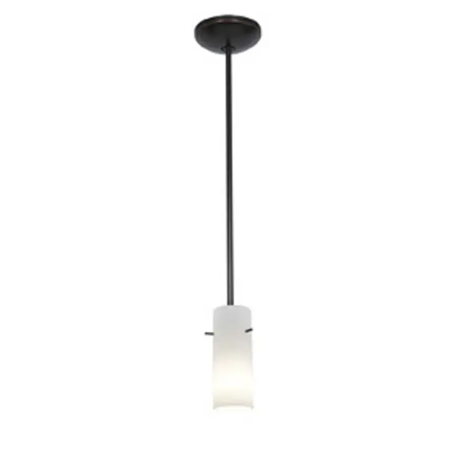 Cylinder One Light Pendant in Oil Rubbed Bronze
