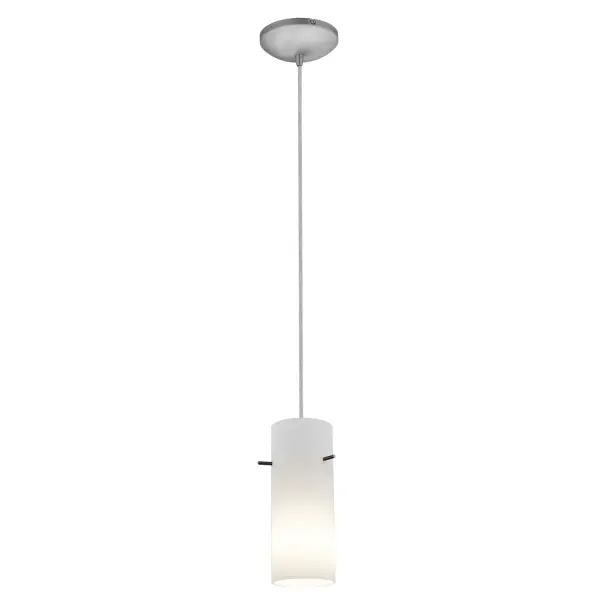The Cylinder LED Pendant combines contemporary minimalist design with practical integrated LED technology. Its compact 10-inch height and brushed steel finish make it ideal for modern kitchens, offices, and hallways.